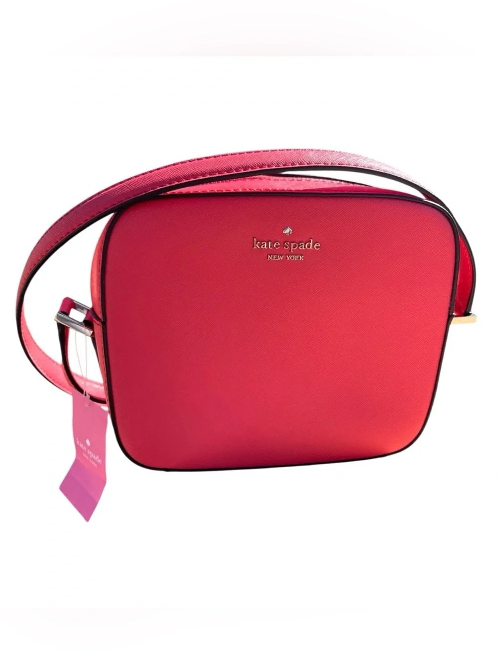 kate spade New York Newberry Lane Cammie Crossbody NWT Saffiano Papaya Coral
